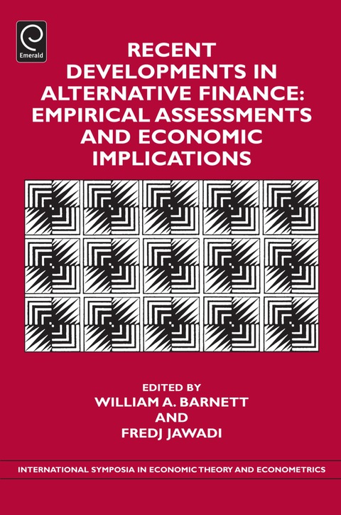 Cover image for book Recent Developments in Alternative Finance