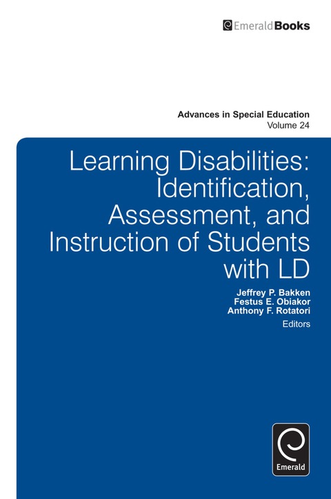 Cover image for book Learning Disabilities
