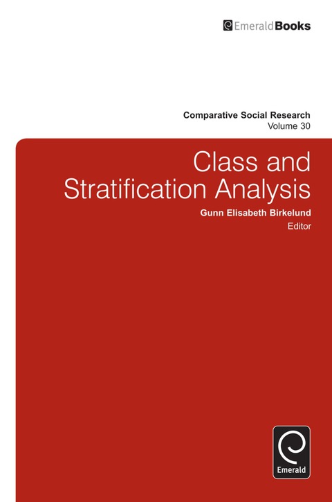 Cover image for book Class and Stratification Analysis