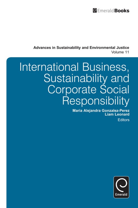 International Business, Sustainability and Corporate Social Responsibility 