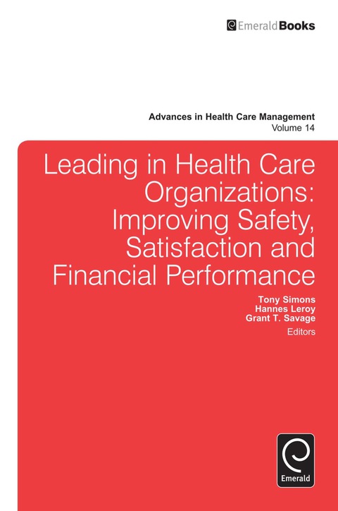 Cover image for book Leading In Health Care Organizations