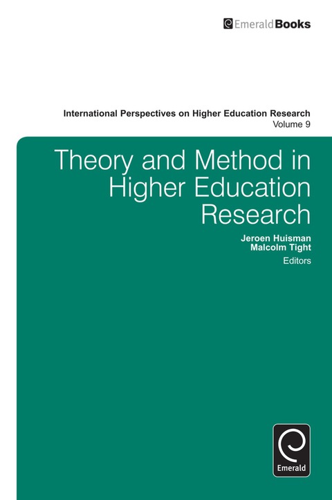 Cover image for book Theory and Method in Higher Education Research