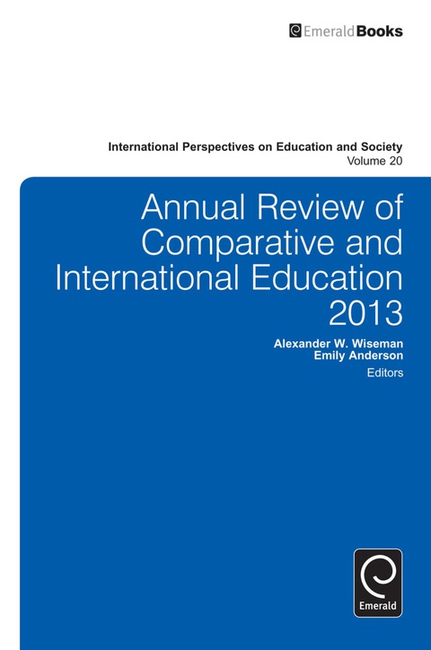 Cover image for book Annual Review of Comparative and International Education 2013