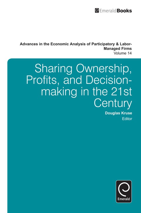 Cover image for book Advances in the Economic Analysis of Participatory and Labor-Managed Firms