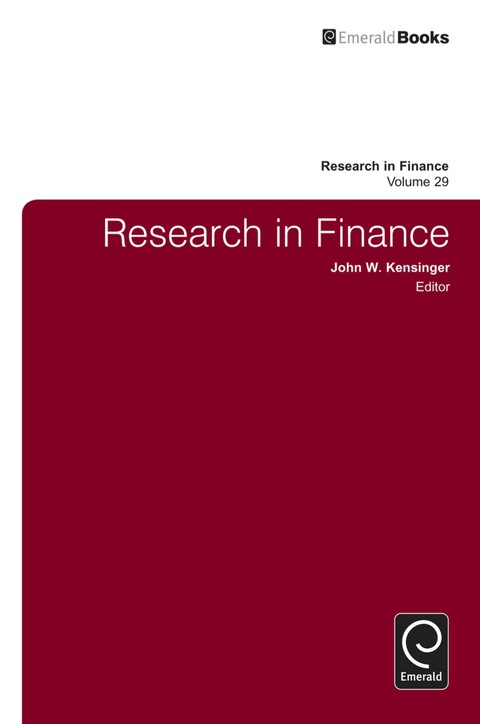 Cover image for book Research in Finance
