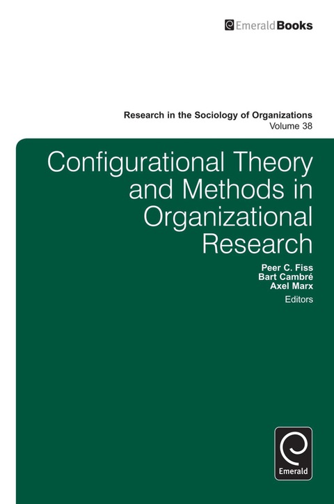 Cover image for book Configurational Theory and Methods in Organizational Research