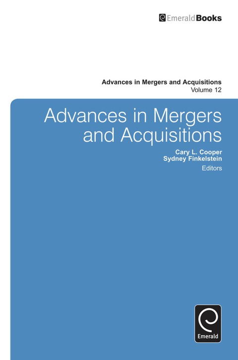 Advances in Mergers and Acquisitions 
