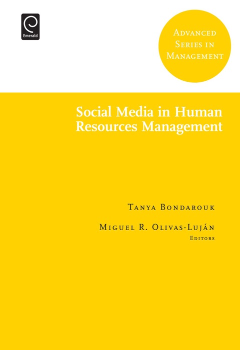 Cover image for book Social Media in Human Resources Management