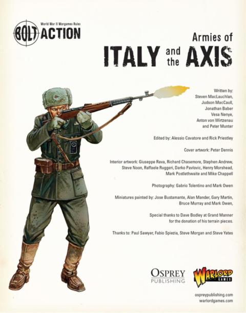 Bolt Action: Armies of Italy and the Axis 