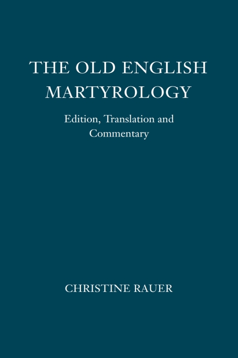 Cover image for book The <I>Old English Martyrology</I>