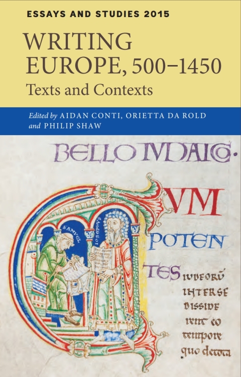 Cover image for book Writing Europe, 500-1450