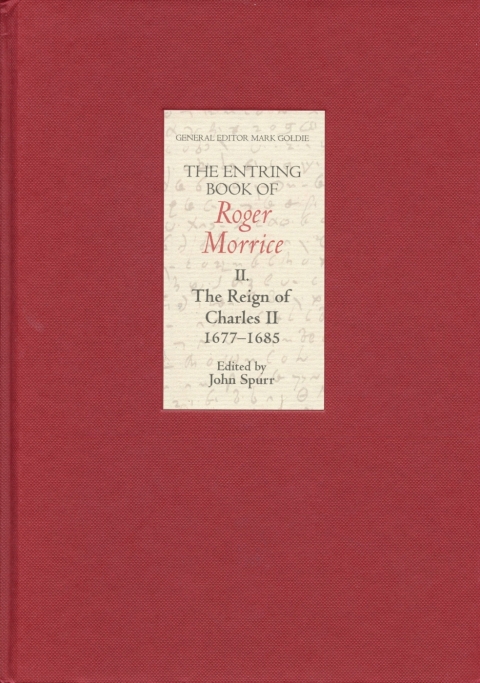Cover image for book The Entring Book of Roger Morrice II