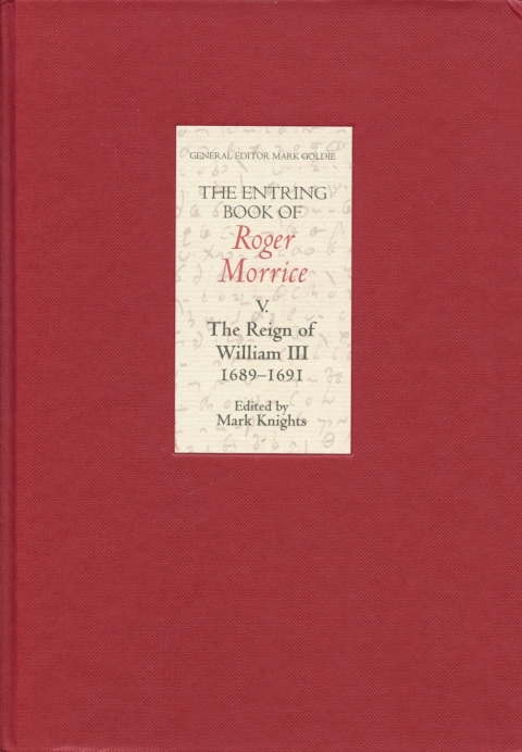 Cover image for book The Entring Book of Roger Morrice V