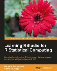 Cover image: Learning RStudio for R Statistical Computing 1st edition 9781782160601