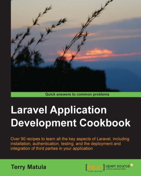 Cover image for book Laravel Application Development Cookbook
