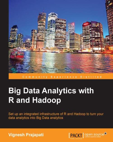 Cover image for book Big Data Analytics with R and Hadoop