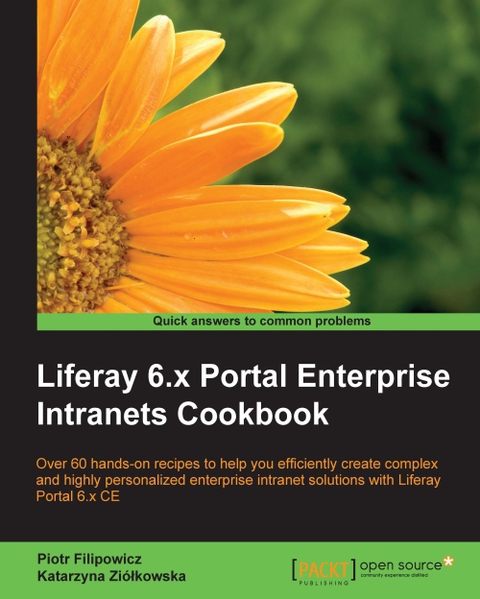 Cover image for book Liferay 6.x Portal Enterprise Intranets Cookbook