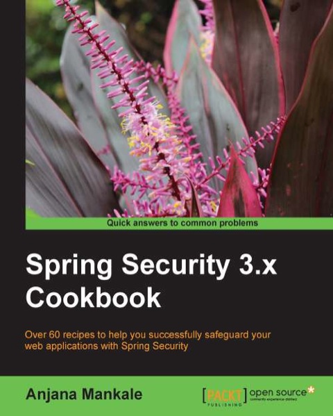 Cover image for book Spring Security 3.x Cookbook