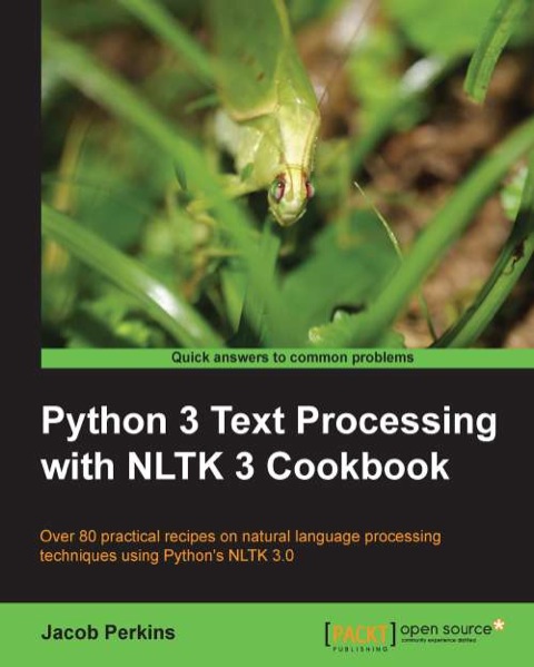 Cover image for book Python 3 Text Processing with NLTK 3 Cookbook