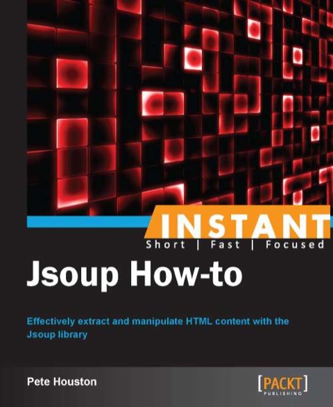Cover image for book Instant jsoup How-to