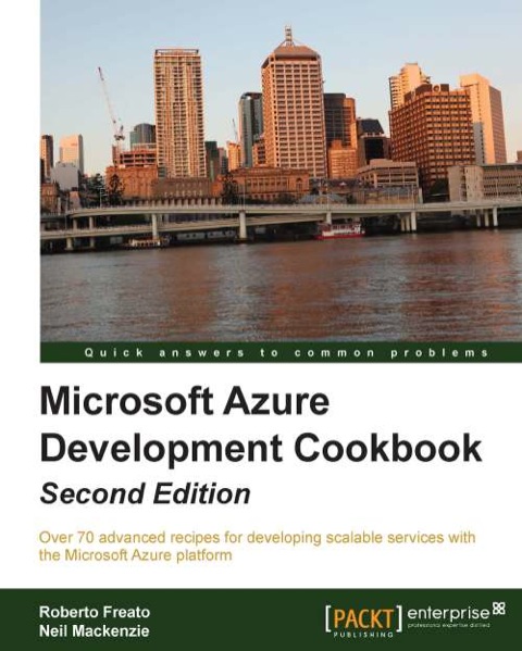 Cover image for book Microsoft Azure Development Cookbook Second Edition