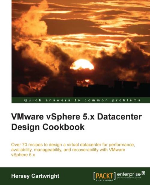Cover image for book VMware vSphere 5.x Datacenter Design Cookbook