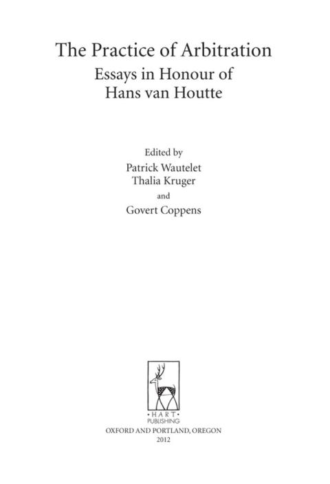 Cover image for book The Practice of Arbitration