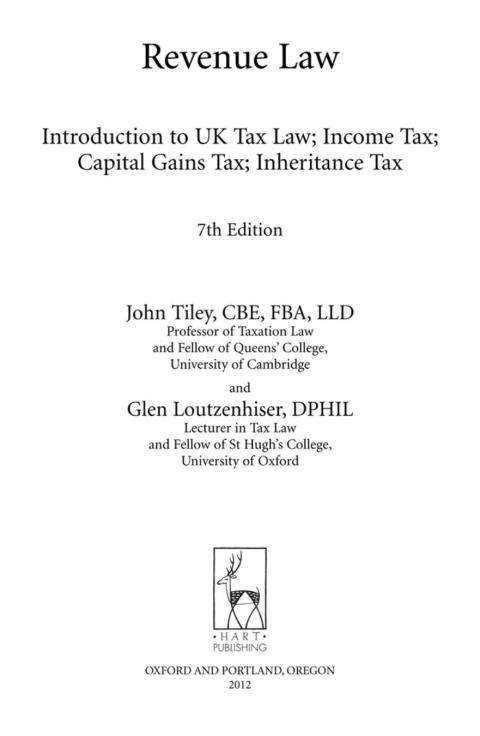 Cover image for book Revenue Law