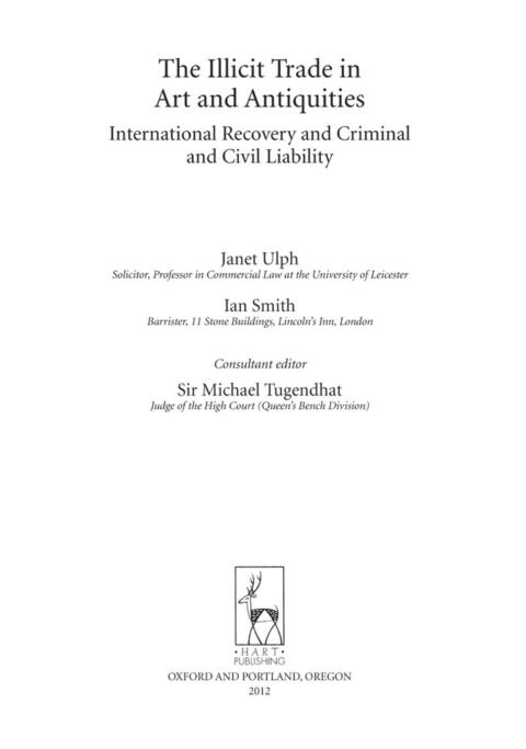 Cover image for book The Illicit Trade in Art and Antiquities