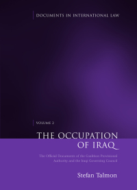 Titelbild: The Occupation of Iraq: Volume 2 1st edition 9781841136424