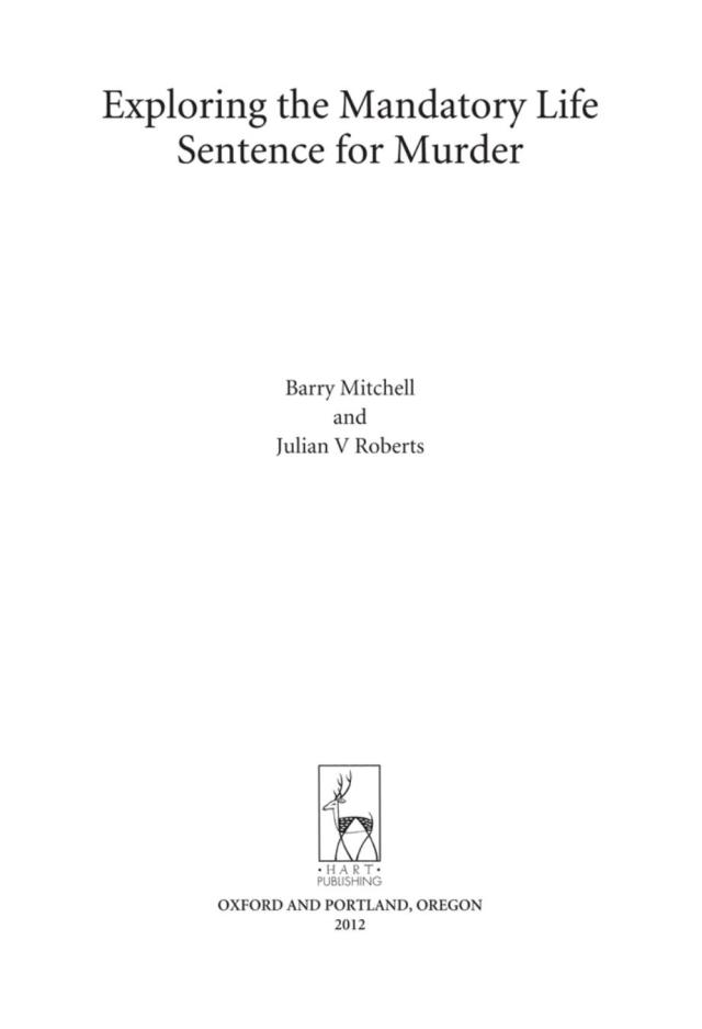 Exploring the Mandatory Life Sentence for Murder