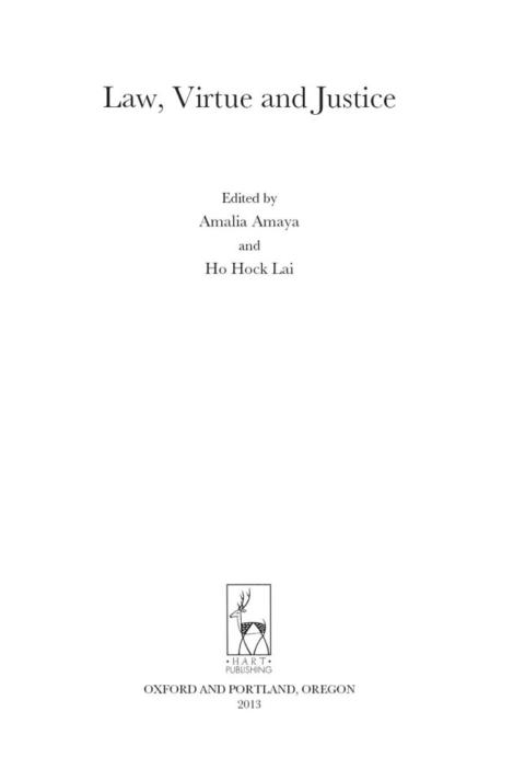 Cover image for book Law, Virtue and Justice