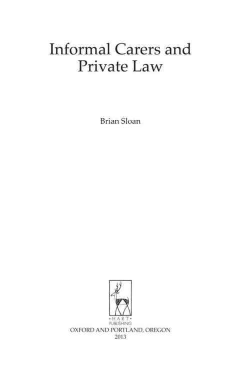 Cover image for book Informal Carers and Private Law