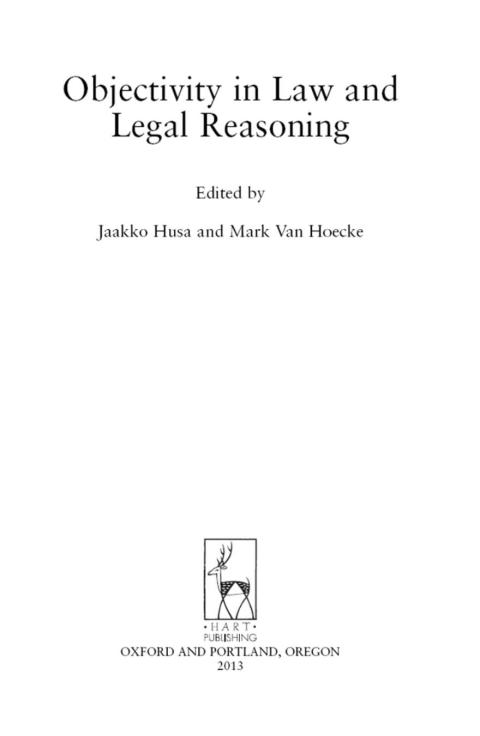 Cover image for book Objectivity in Law and Legal Reasoning
