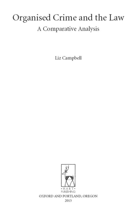 Cover image for book Organised Crime and the Law