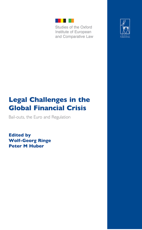 Cover image for book Legal Challenges in the Global Financial Crisis