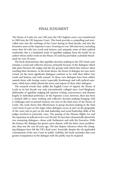 Cover image for book Final Judgment