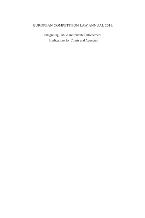 Cover image for book European Competition Law Annual 2011