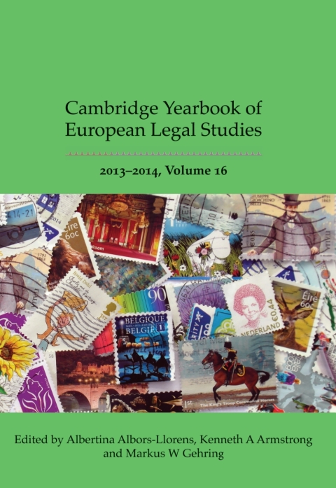 Cover image for book Cambridge Yearbook of European Legal Studies, Vol 16 2013-2014
