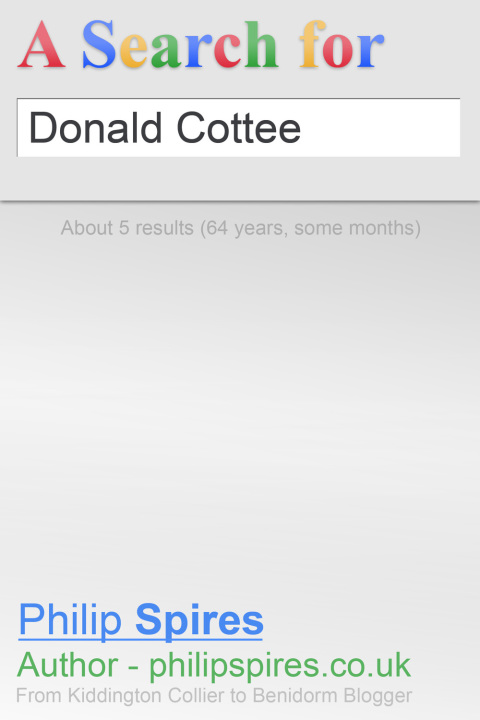Cover image for book A Search for Donald Cottee