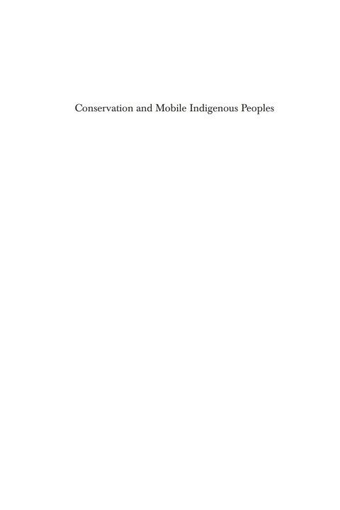 Cover image for book Conservation and Mobile Indigenous Peoples