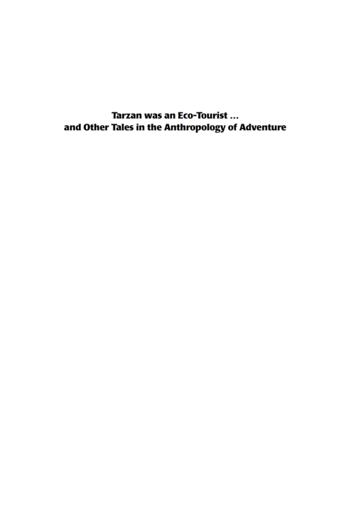 Cover image for book Tarzan Was an Eco-tourist