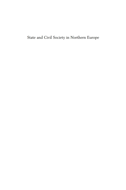 Cover image for book State and Civil Society in Northern Europe