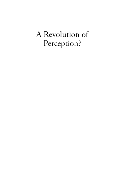 Cover image for book A Revolution of Perception?