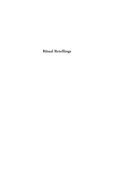 Cover image for book Ritual Retellings