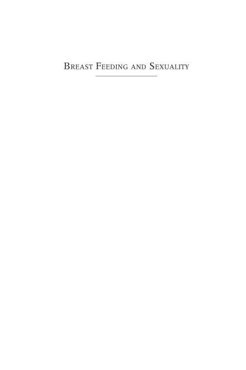 Cover image for book Breast Feeding and Sexuality