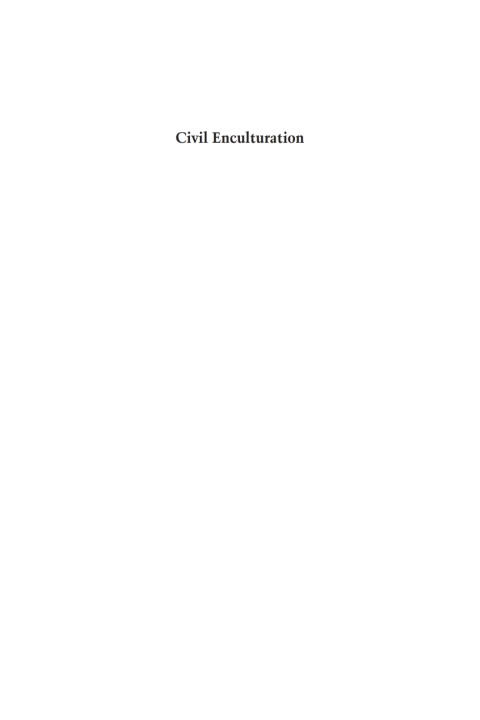 Cover image for book Civil Enculturation