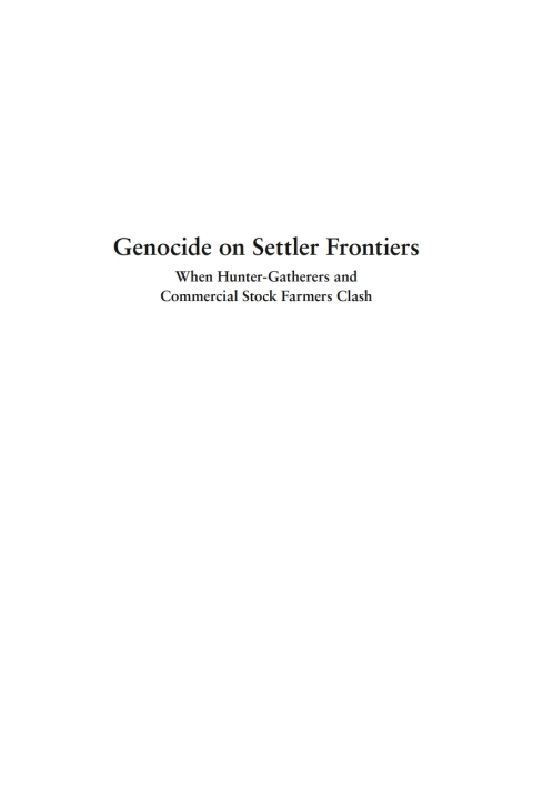 Cover image for book Genocide on Settler Frontiers
