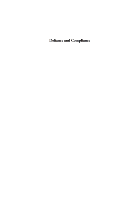 Cover image for book Defiance and Compliance