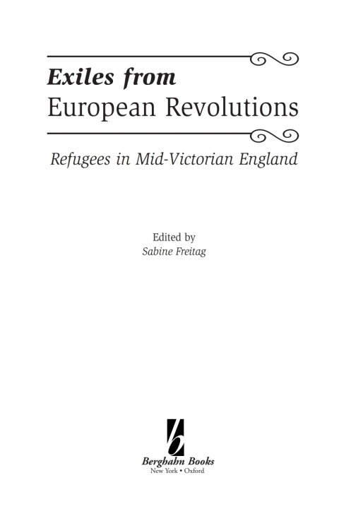 Cover image for book Exiles From European Revolutions